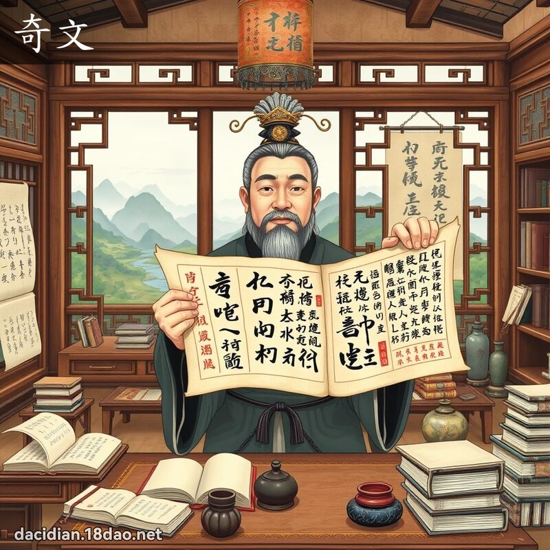 奇文 - 國語大辭典配圖