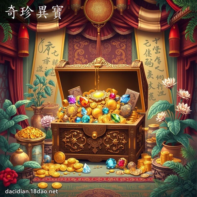 奇珍異寶 - 國語大辭典配圖