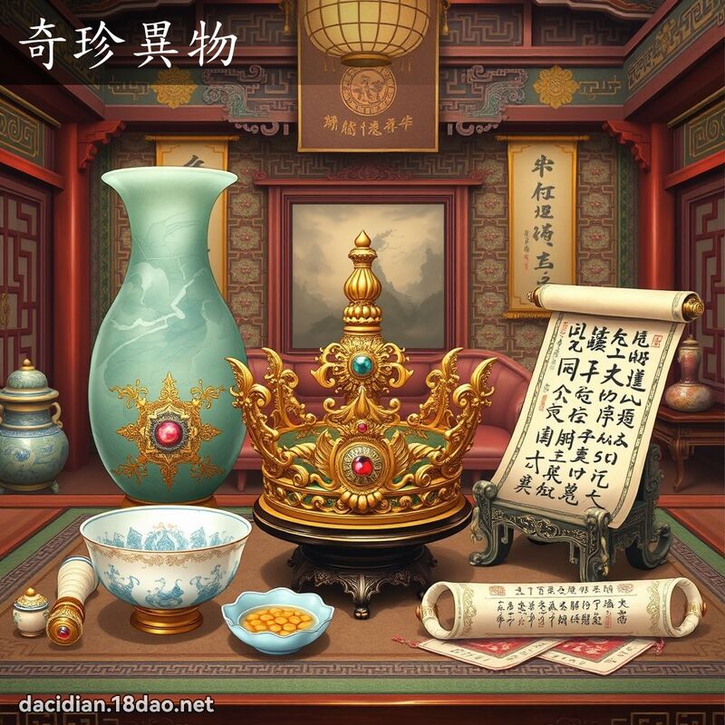 奇珍异物 - 国语大辞典配图