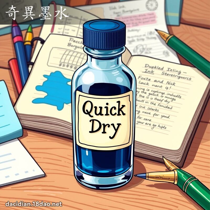 奇異墨水 - 國語大辭典配圖