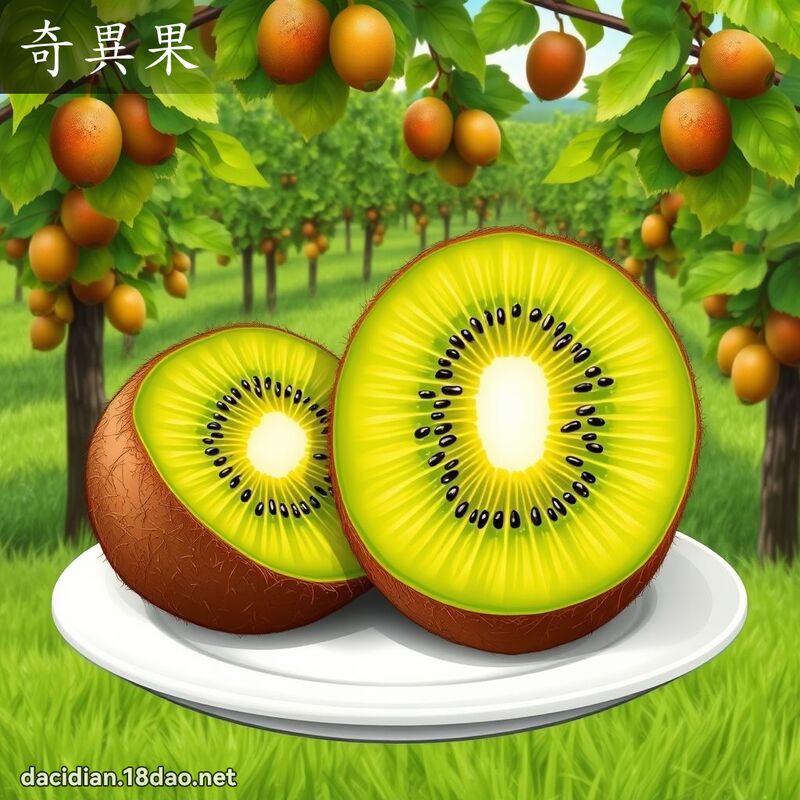 奇异果 - 国语大辞典配图