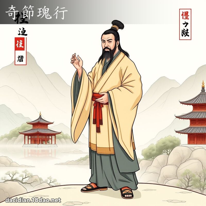 奇節瑰行 - 國語大辭典配圖