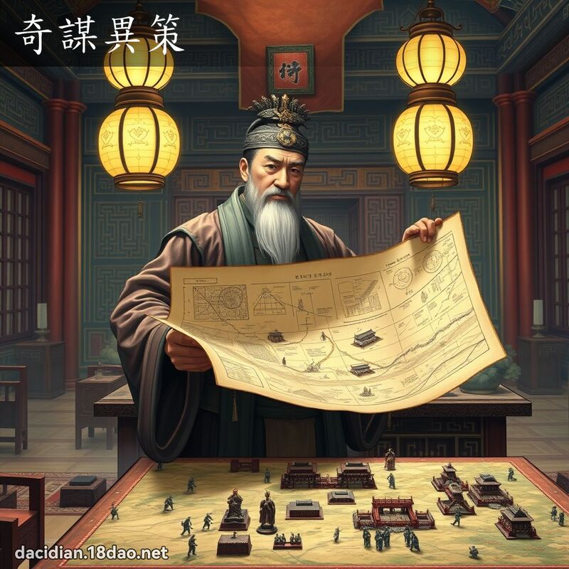 奇謀異策 - 國語大辭典配圖
