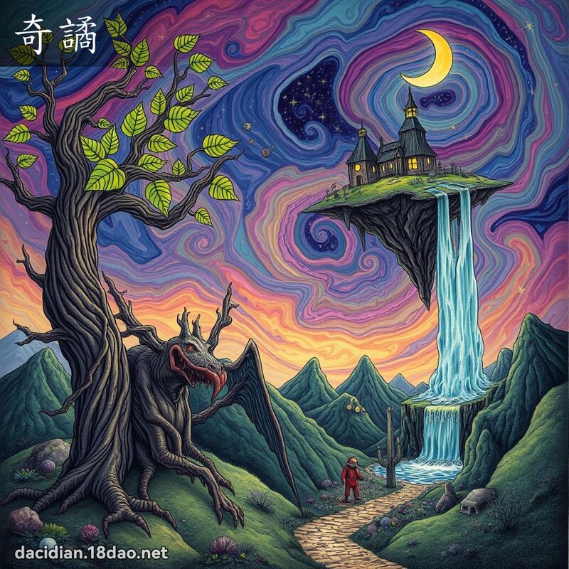 奇譎 - 國語大辭典配圖