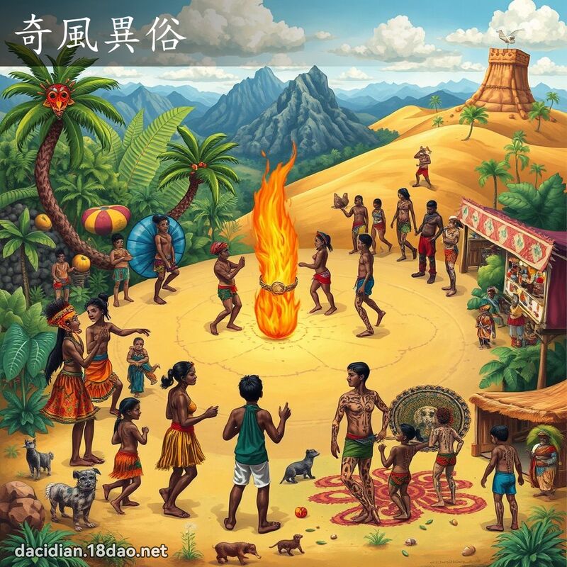 奇风异俗 - 国语大辞典配图