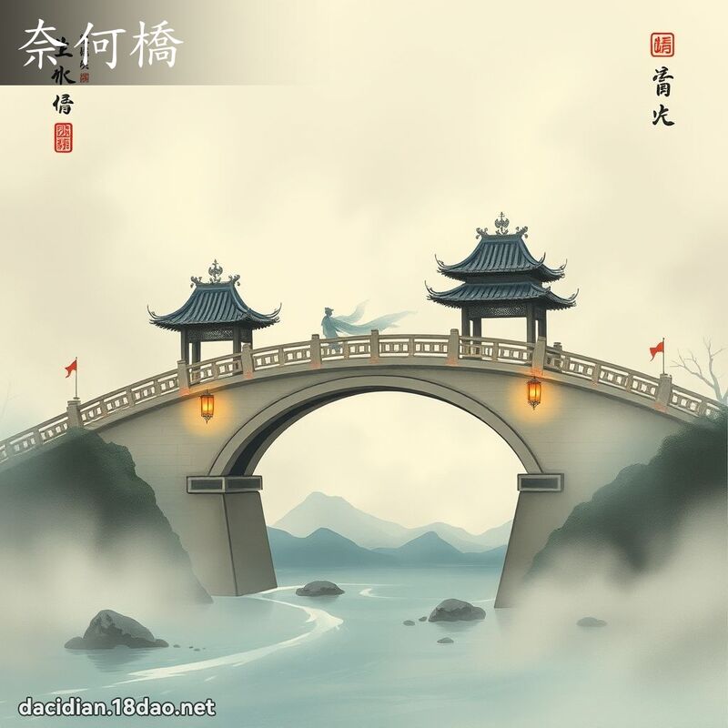 奈何橋 - 國語大辭典配圖