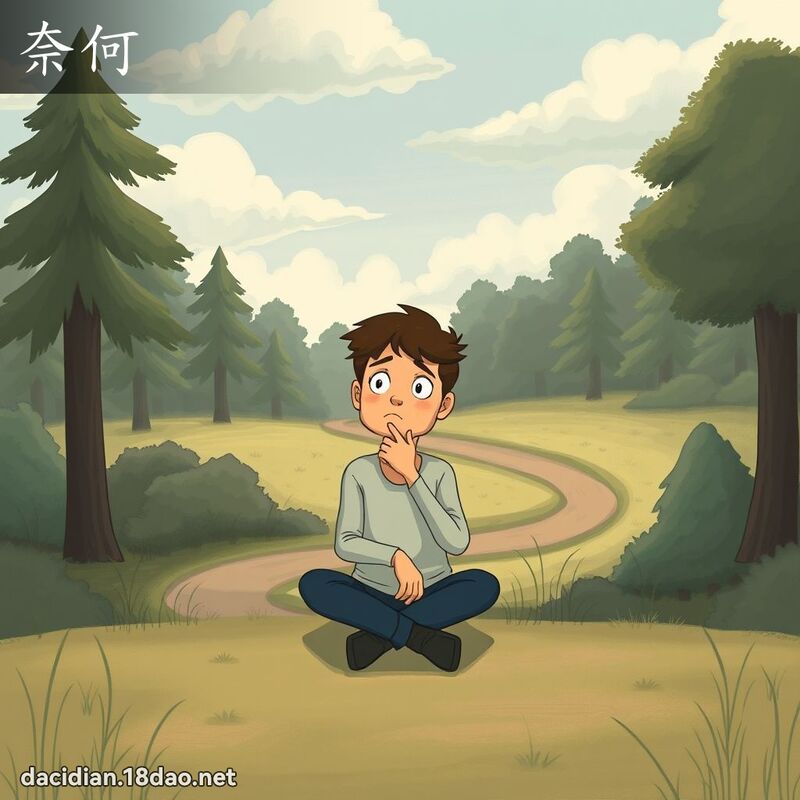 奈何 - 國語大辭典配圖
