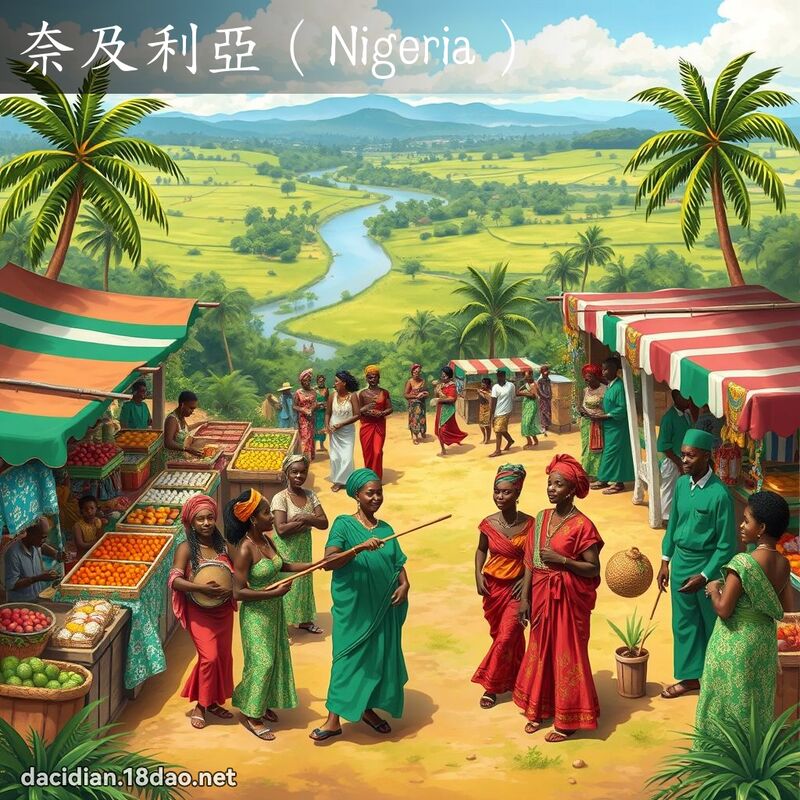 奈及利亞（Nigeria） - 國語大辭典配圖