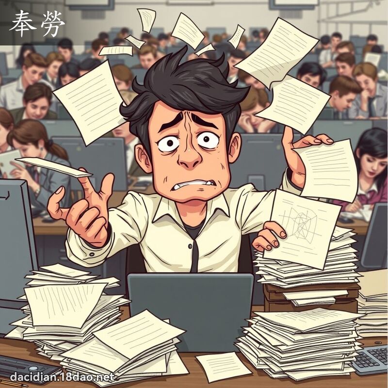 奉勞 - 國語大辭典配圖