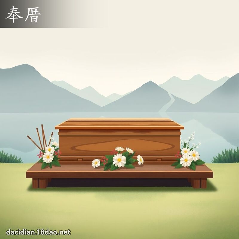 奉厝 - 國語大辭典配圖