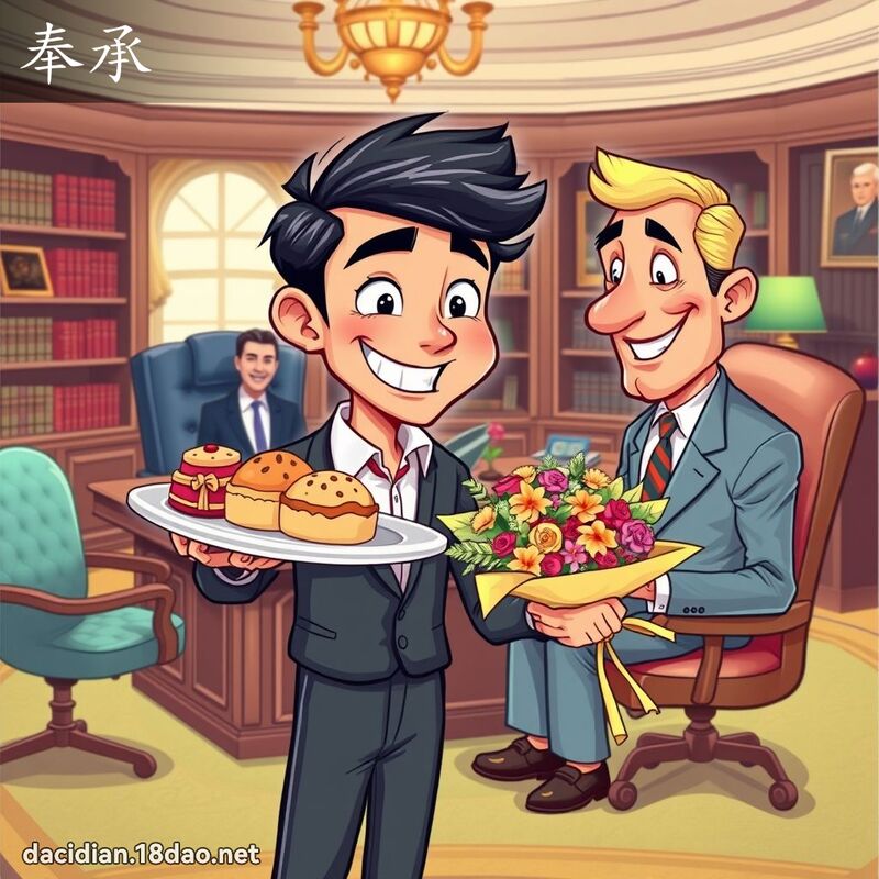 奉承 - 國語大辭典配圖