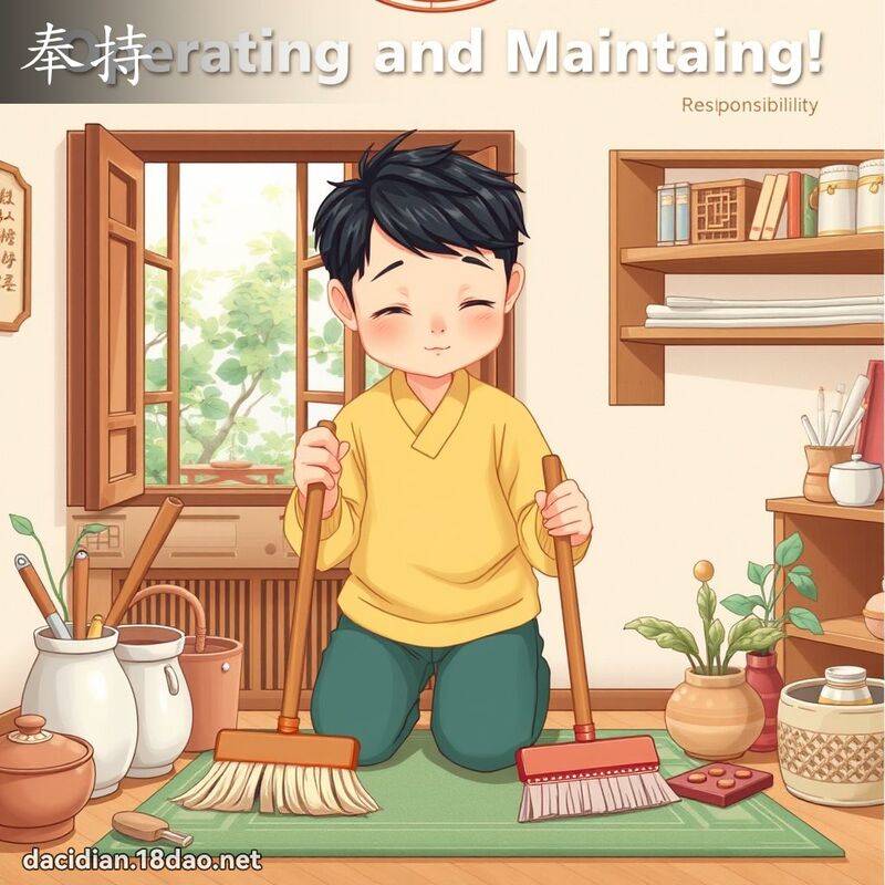 奉持 - 國語大辭典配圖
