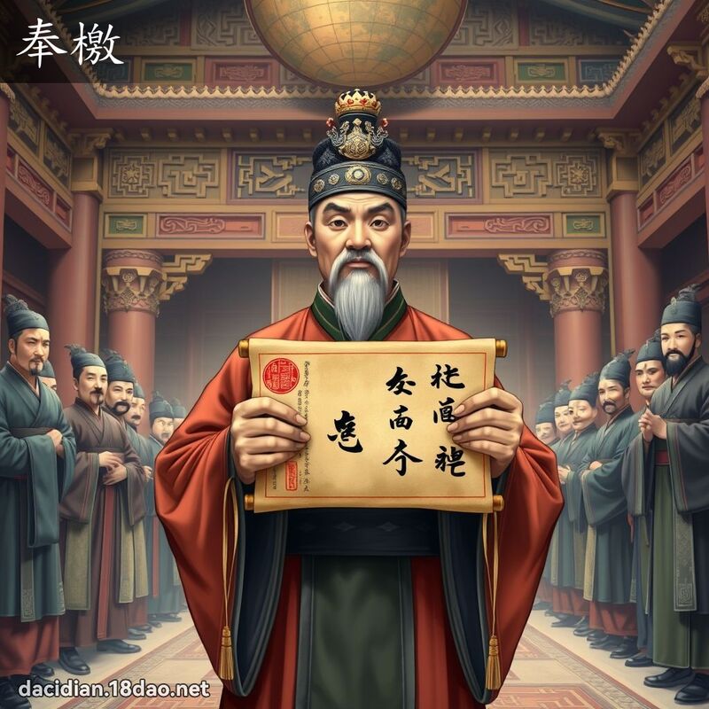 奉檄 - 國語大辭典配圖