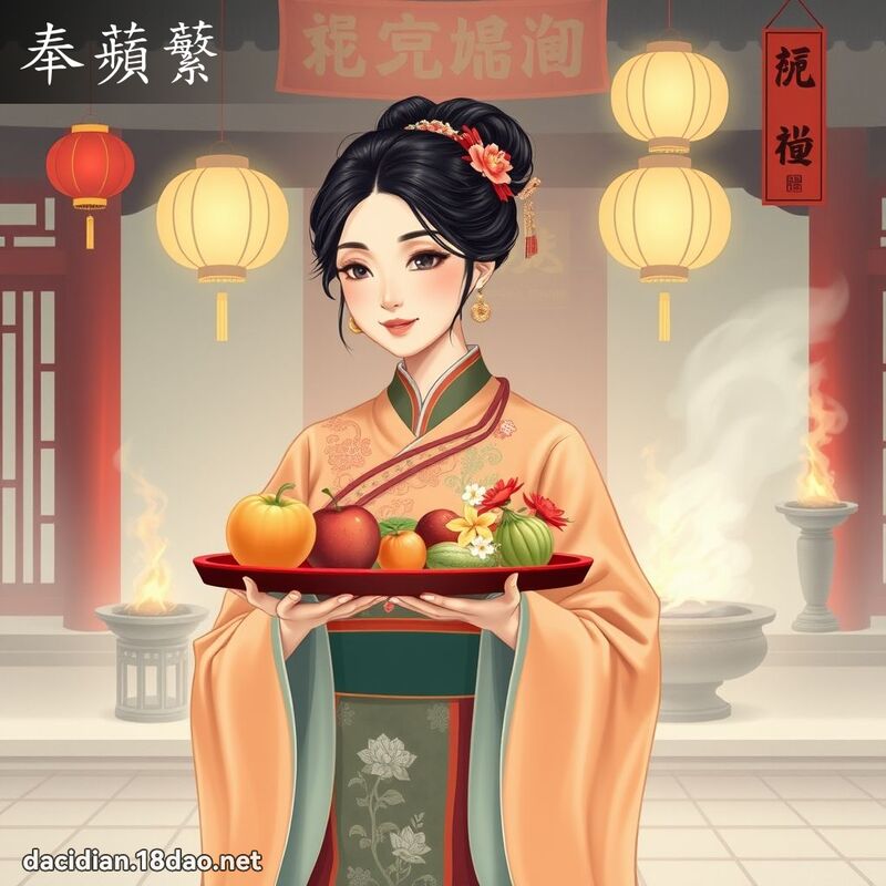 奉蘋蘩 - 國語大辭典配圖