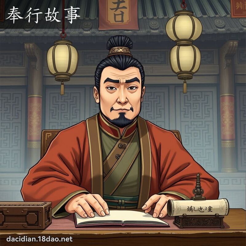 奉行故事 - 國語大辭典配圖