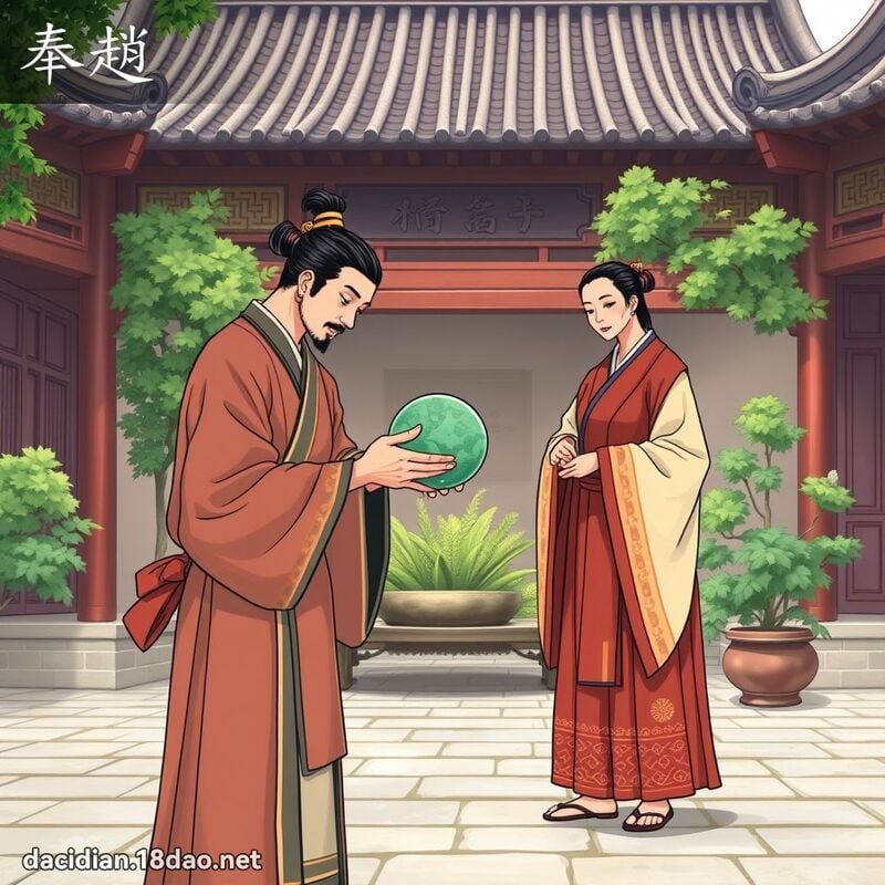 奉赵 - 国语大辞典配图