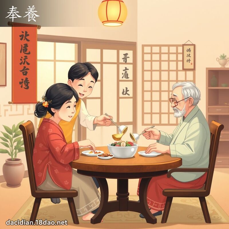 奉養 - 國語大辭典配圖