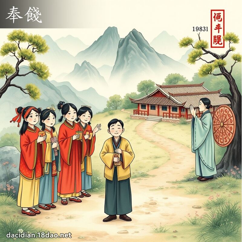 奉餞 - 國語大辭典配圖