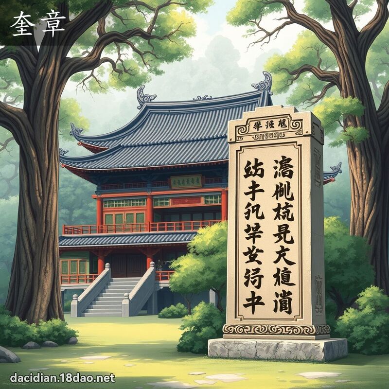 奎章 - 国语大辞典配图