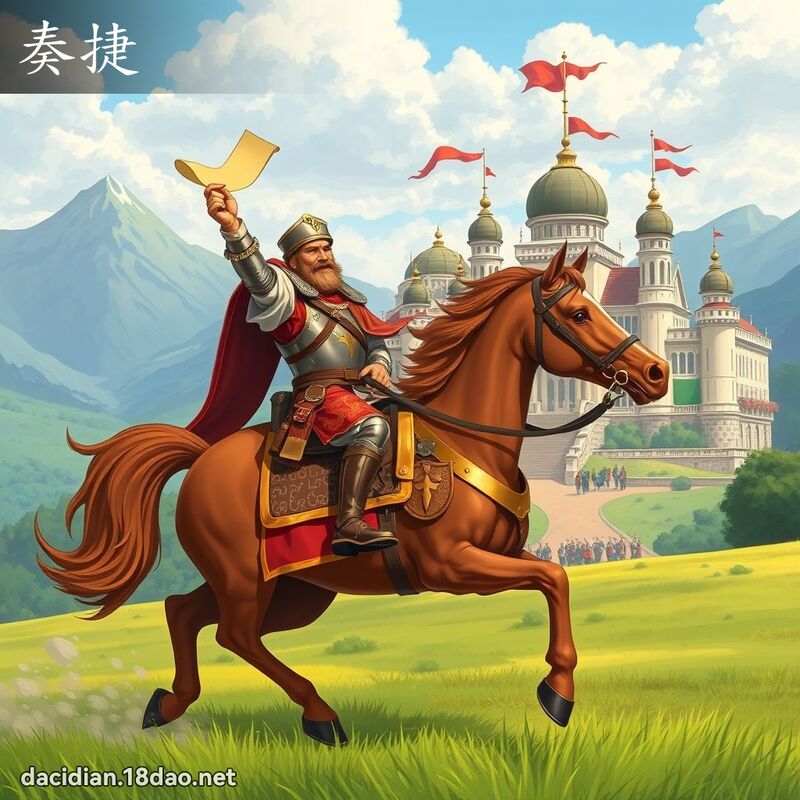奏捷 - 國語大辭典配圖