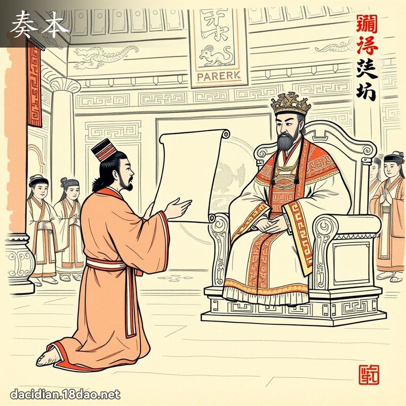 奏本 - 国语大辞典配图