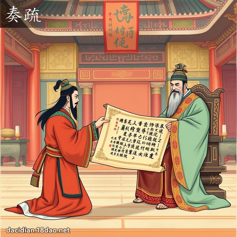 奏疏 - 國語大辭典配圖