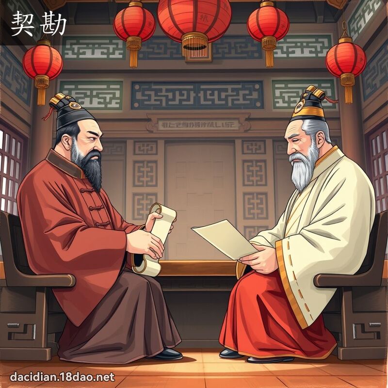 契勘 - 国语大辞典配图