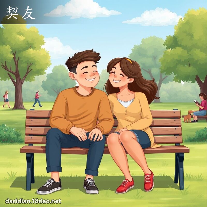 契友 - 國語大辭典配圖