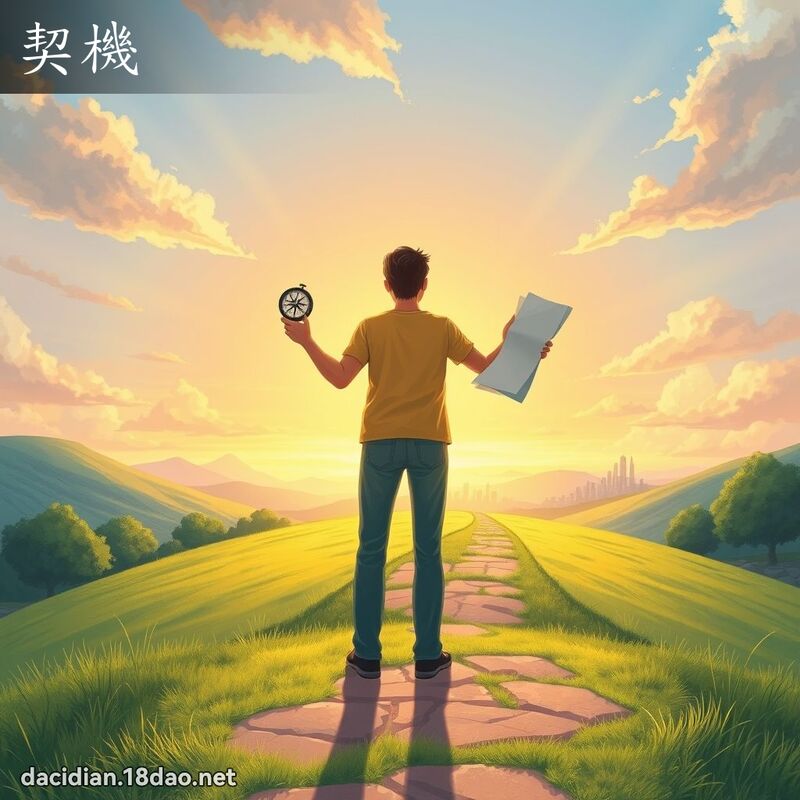 契機 - 國語大辭典配圖