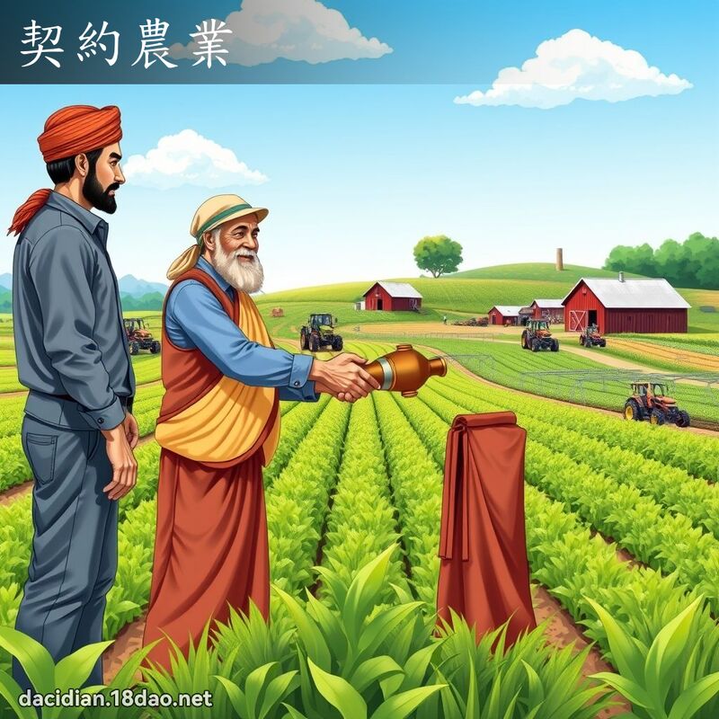 契約農業 - 國語大辭典配圖
