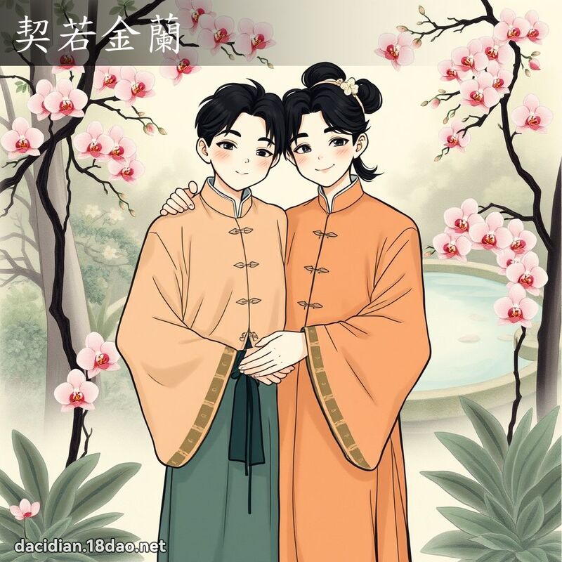 契若金蘭 - 國語大辭典配圖