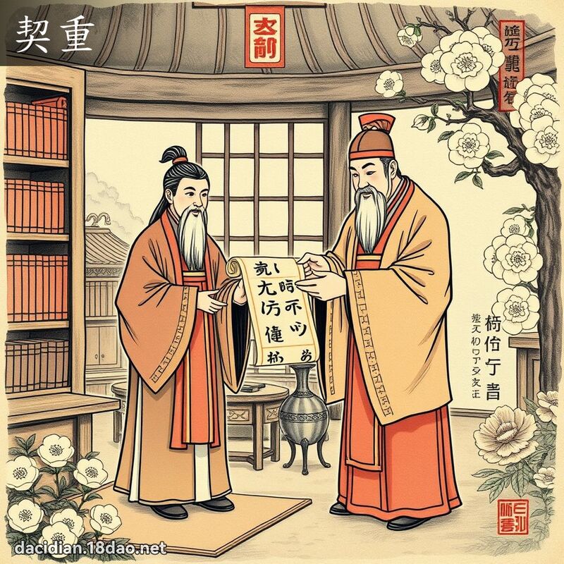 契重 - 國語大辭典配圖