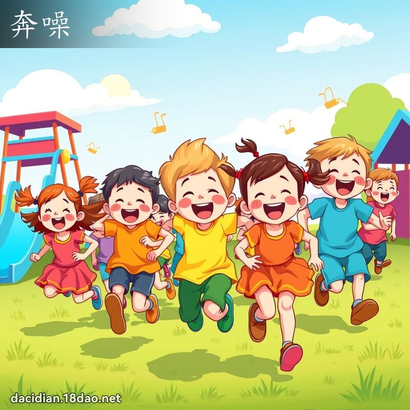 奔噪 - 國語大辭典配圖