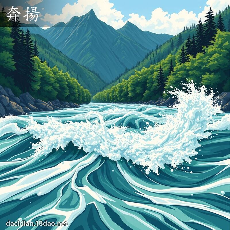 奔扬 - 国语大辞典配图