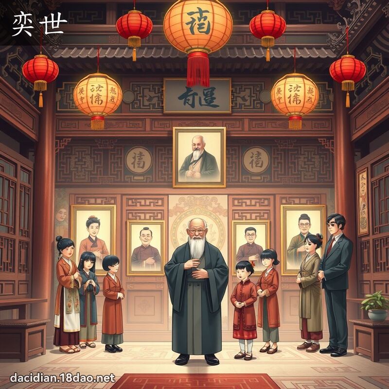 奕世 - 国语大辞典配图