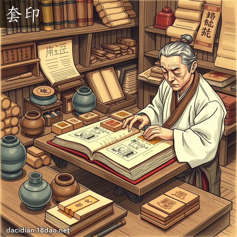 套印 - 国语大辞典配图