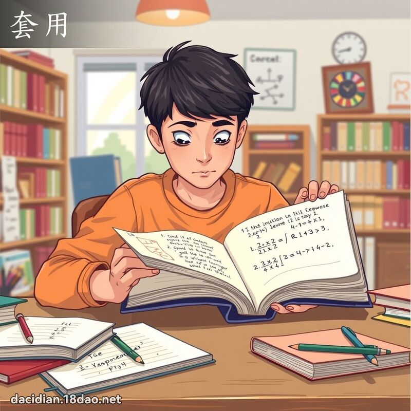 套用 - 国语大辞典配图