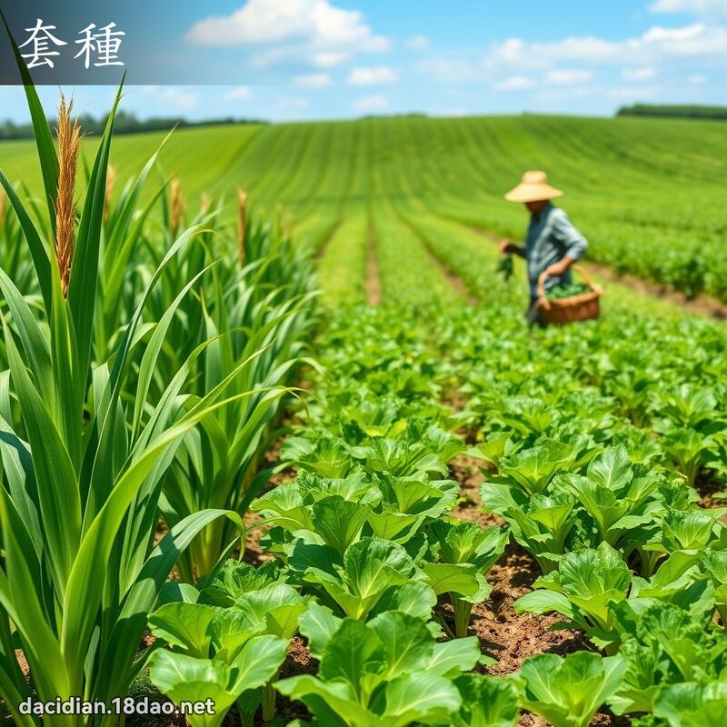 套種 - 國語大辭典配圖