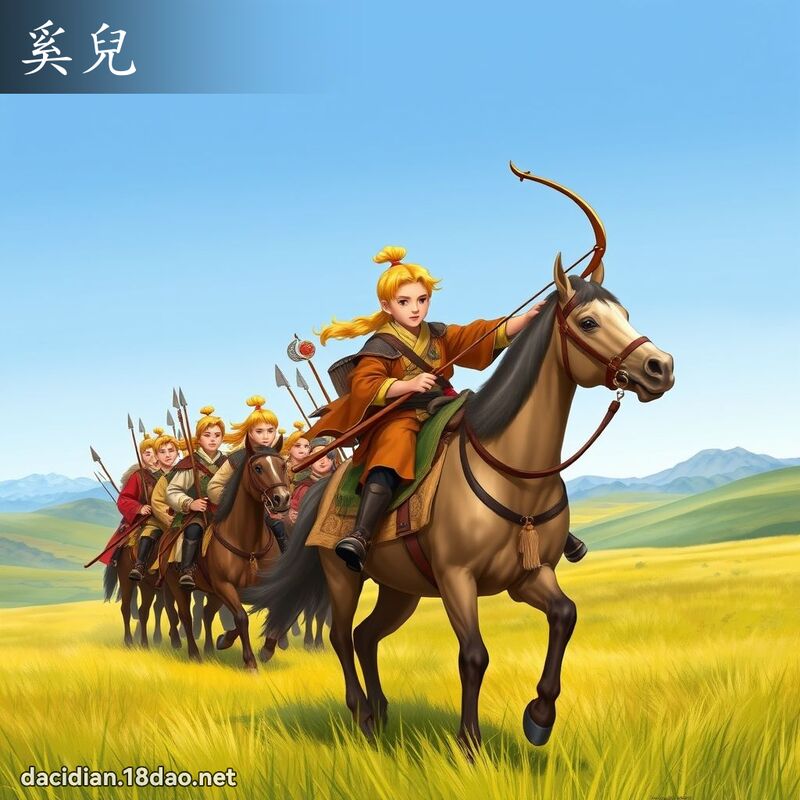 奚儿 - 国语大辞典配图