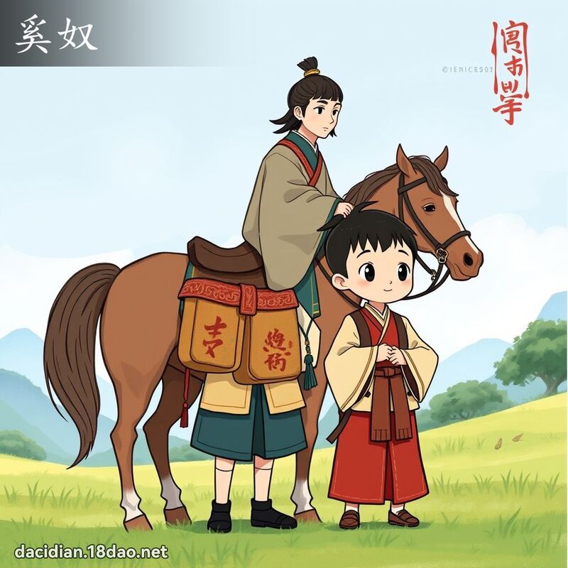 奚奴 - 国语大辞典配图