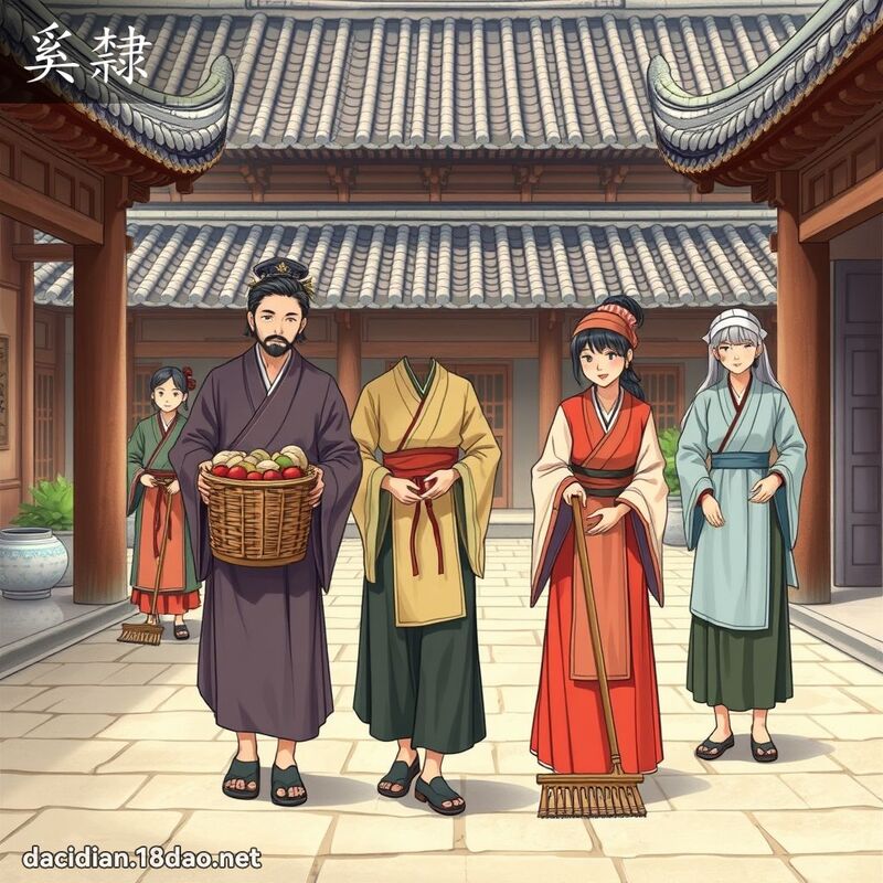 奚隶 - 国语大辞典配图