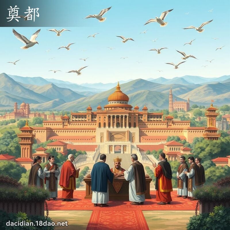 奠都 - 国语大辞典配图