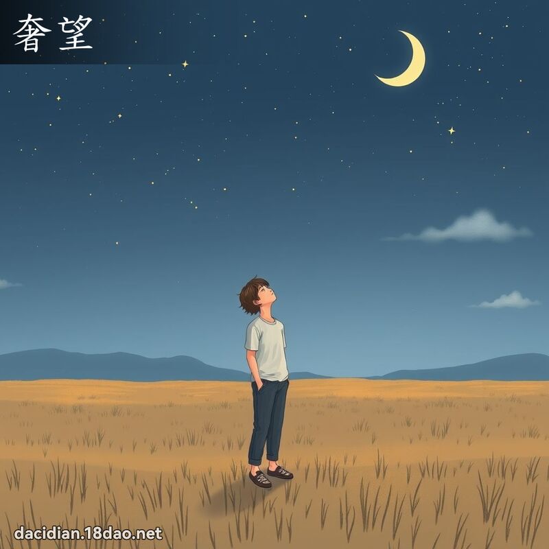 奢望 - 国语大辞典配图