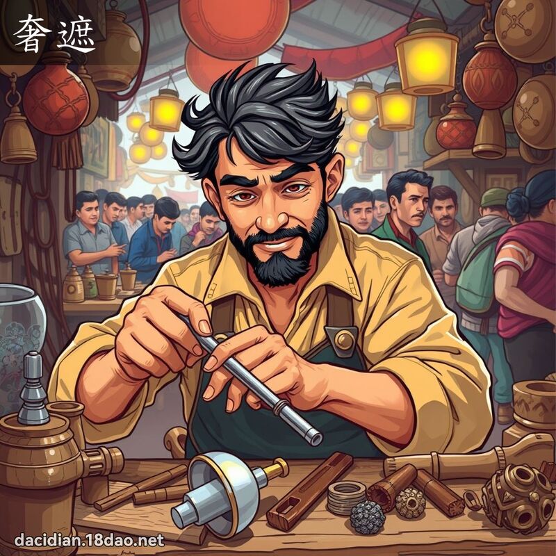 奢遮 - 国语大辞典配图