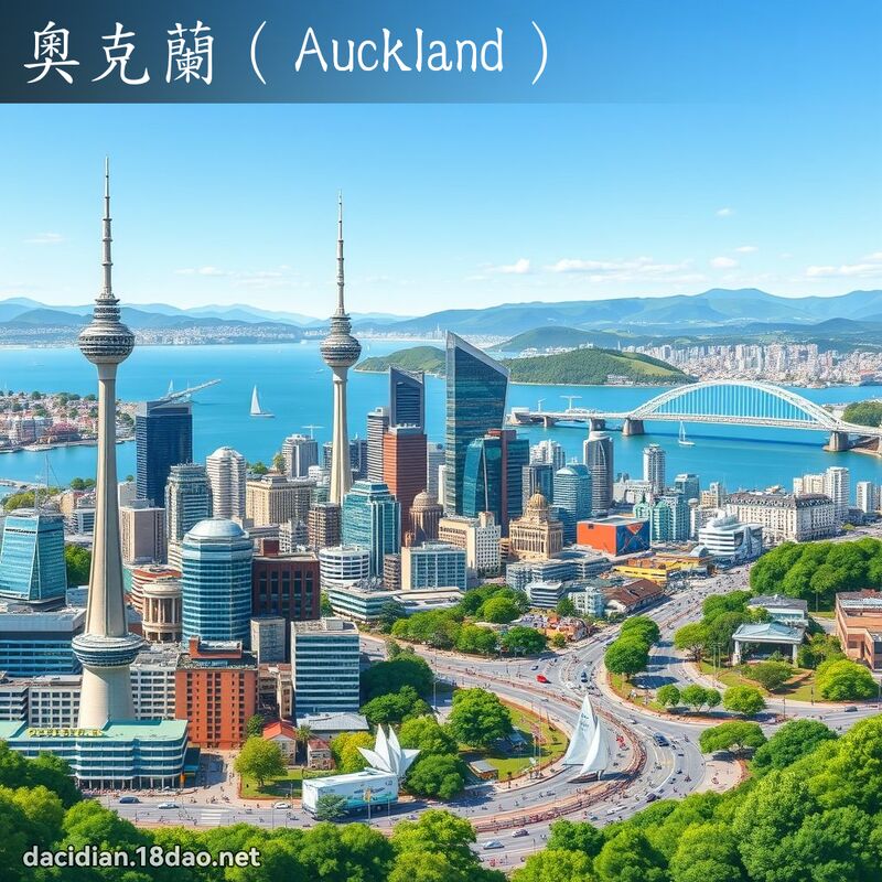 奥克兰（Auckland） - 国语大辞典配图