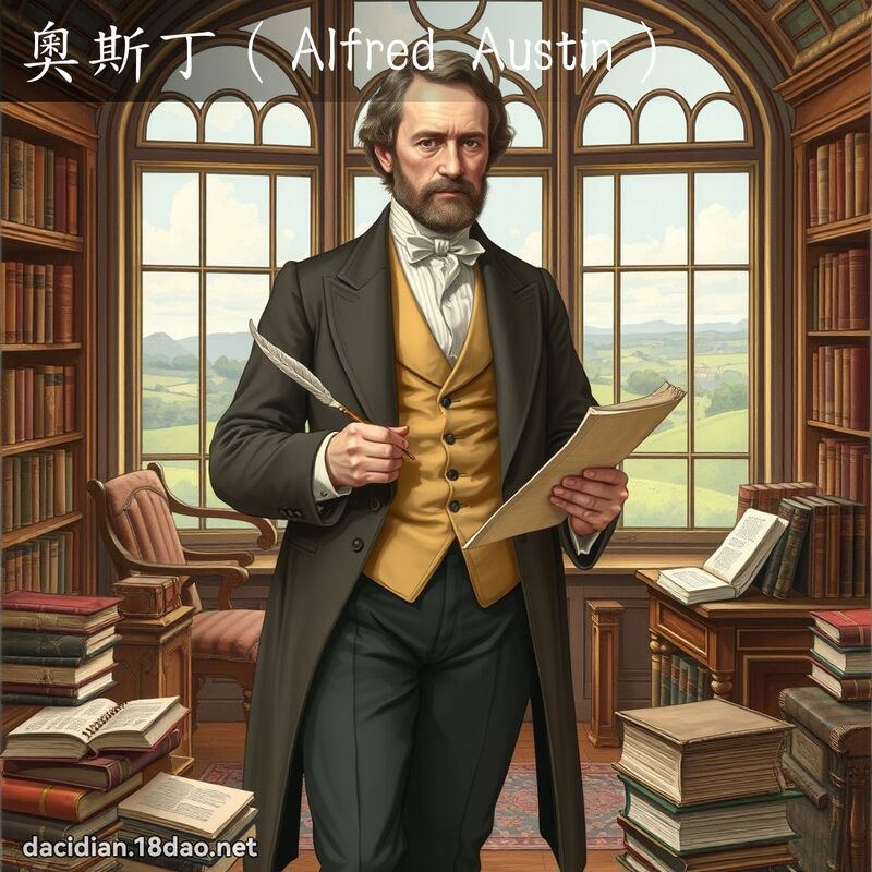 奥斯丁（Alfred Austin） - 国语大辞典配图