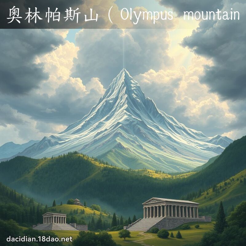 奧林帕斯山（Olympus mountain） - 國語大辭典配圖