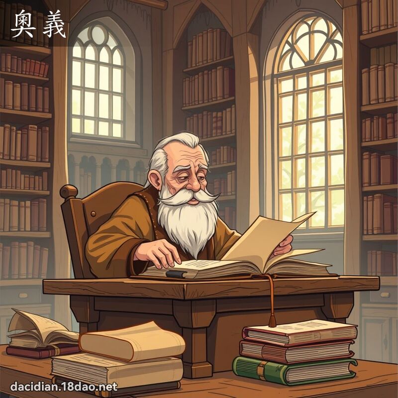 奧義 - 國語大辭典配圖