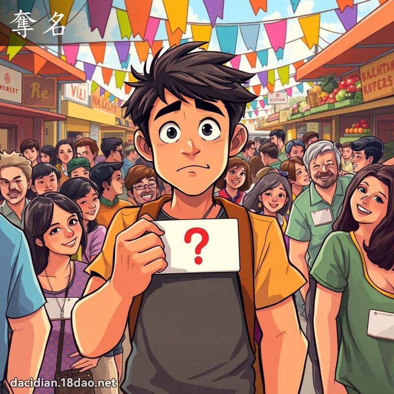 奪名 - 國語大辭典配圖