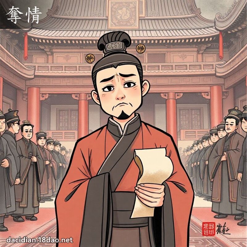 奪情 - 國語大辭典配圖